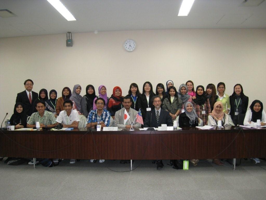 マレーシア人学生訪問団（JENESYS）との交流会（写真）