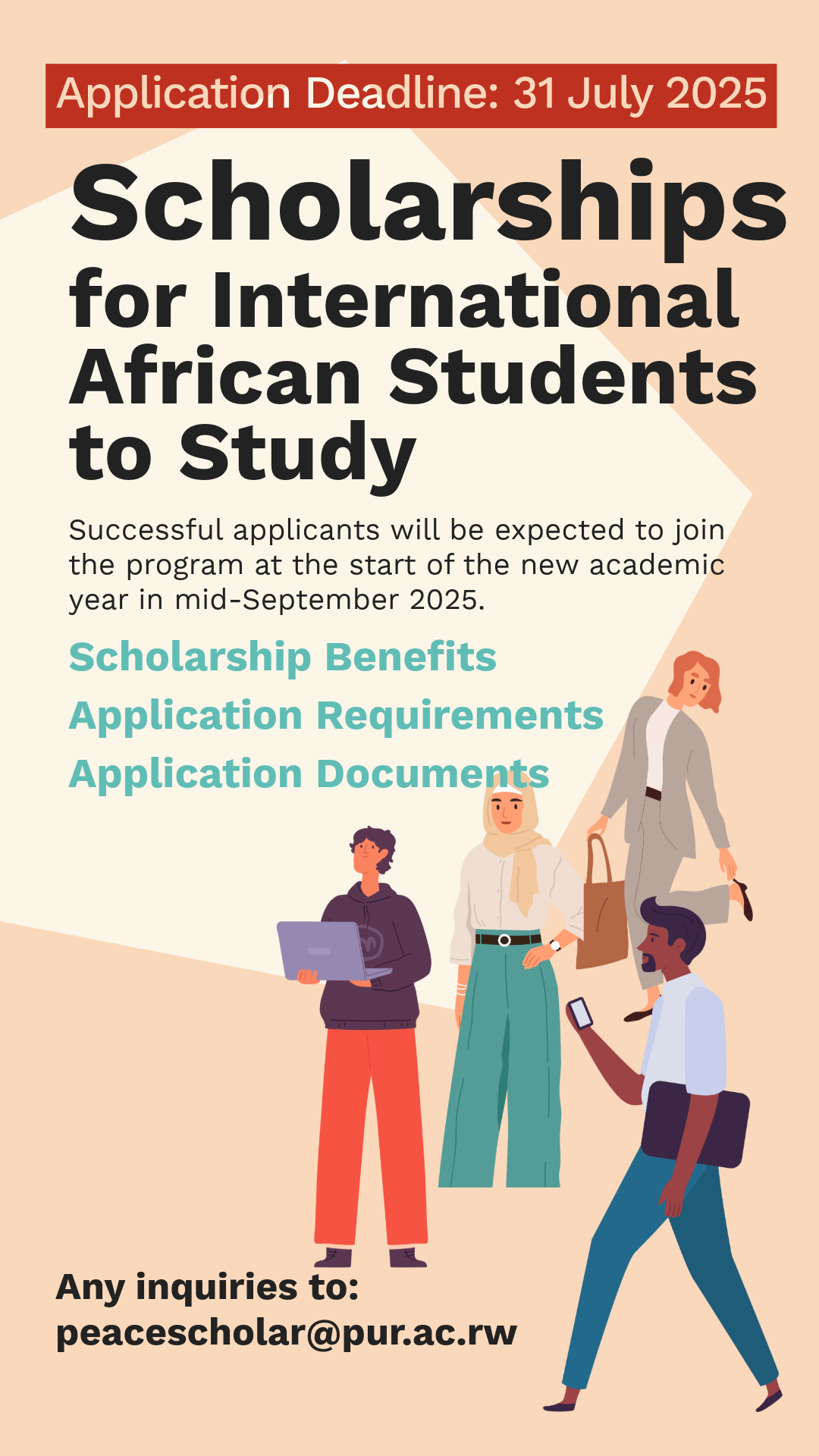 ֪餻Scholarships for International African Students from PUR