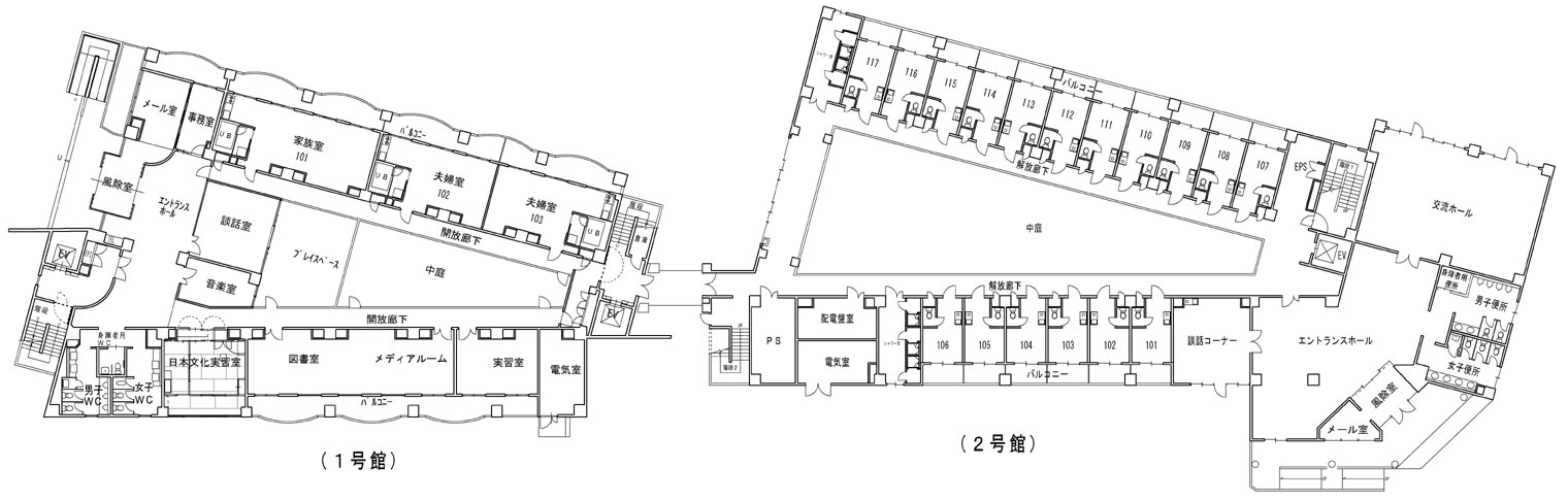 1 階