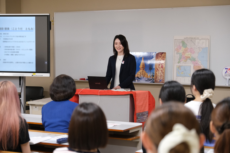 [photo] Ms. Yoshida