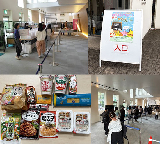 フードパントリーの様子の写真