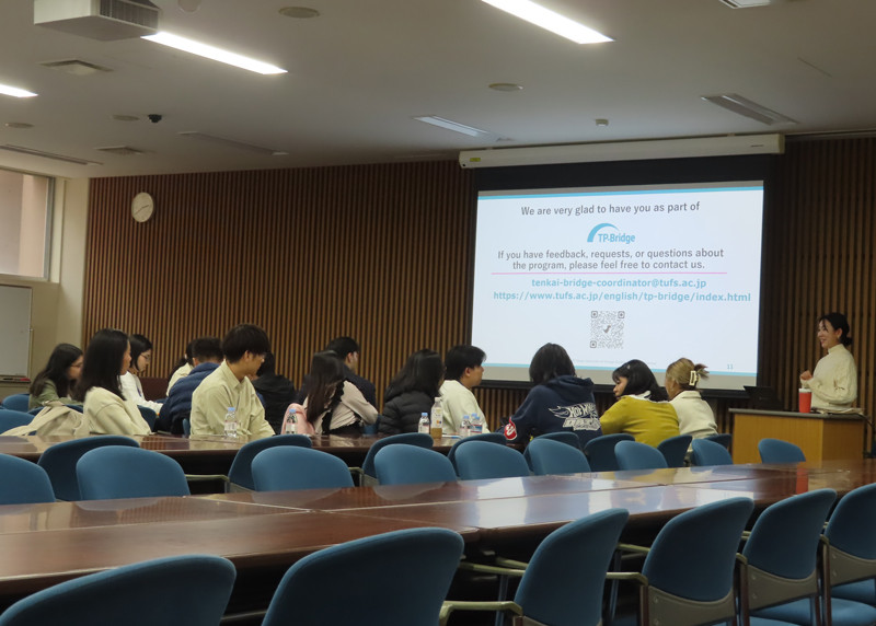 Photo of a TP-Bridge Program information session