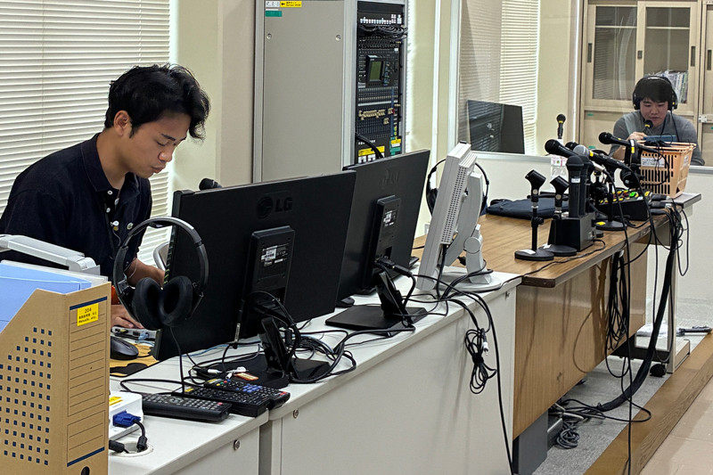 同時通訳実習の様子