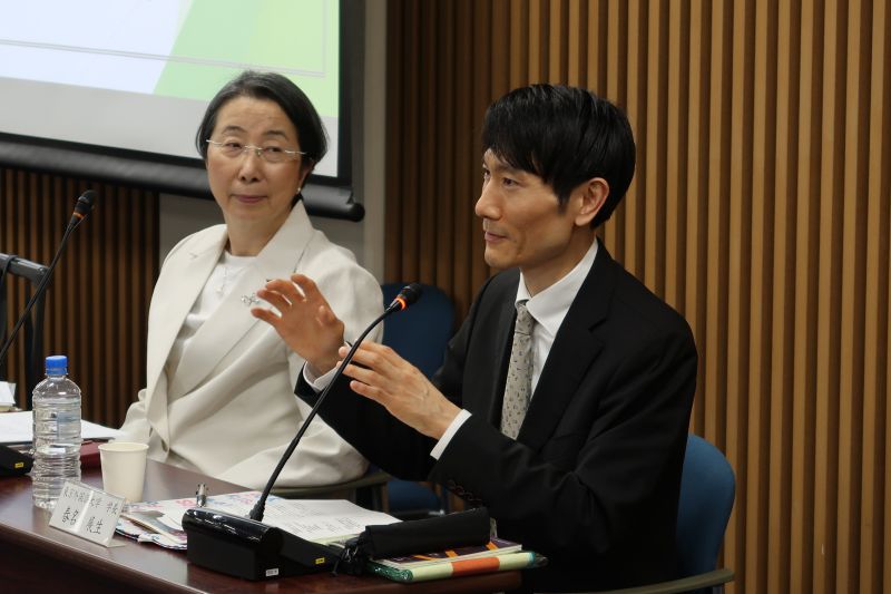 津田塾大学学長、本学学長の写真
