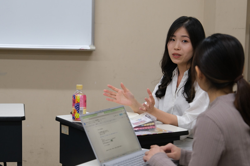 大出さんが話す様子