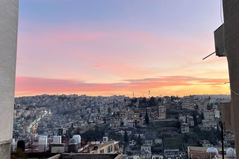 アンマンの夕暮れの写真