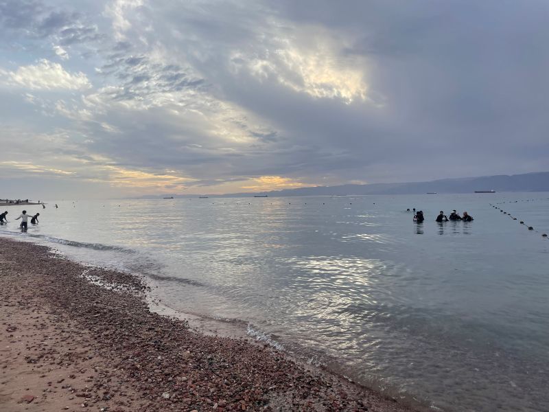 アカバの海岸からの景色