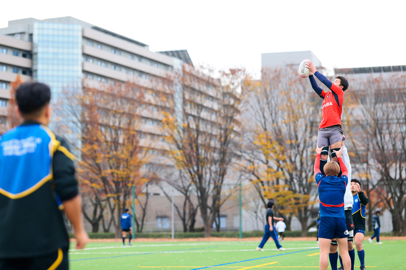 ラグビー部の写真