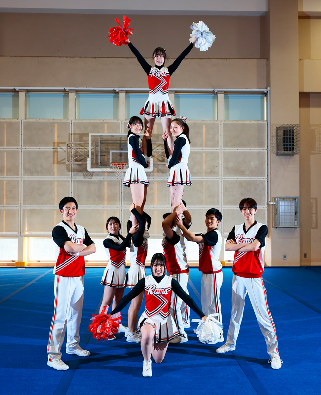 チアリーディング部の写真
