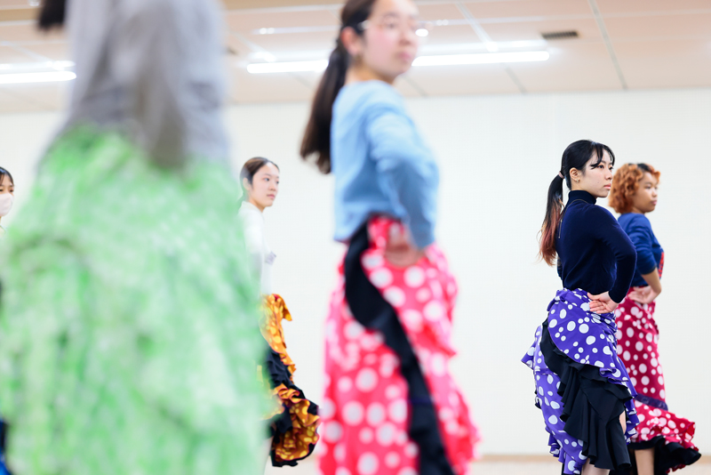 スペイン舞踊部の写真